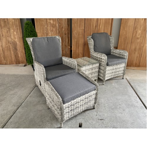 Koffieset Beaufort verstelbaar dikke draad light grey 