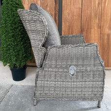 Tuinstoel Bretagne dining verstelbaar ash grey |  Min Afname 2st
