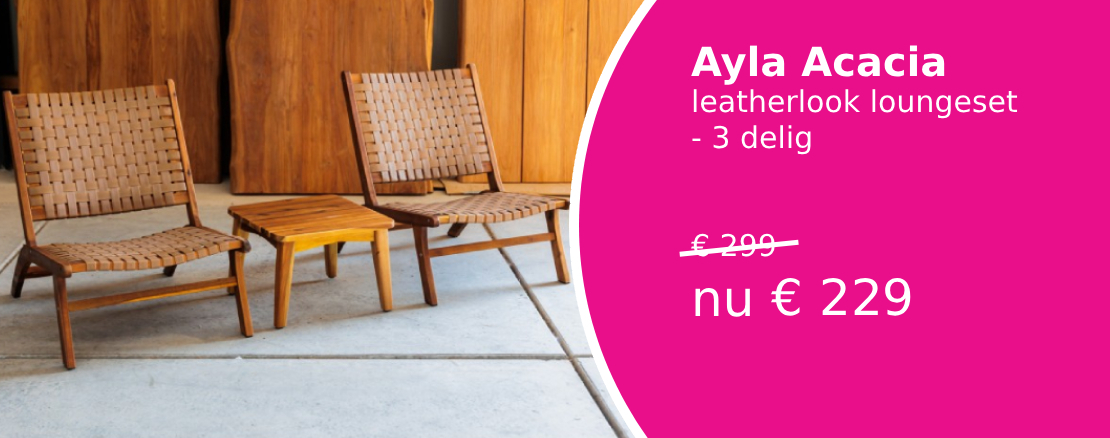 Super aanbieding | Leatherlook loungeset