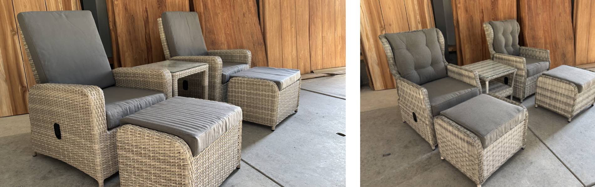 Impressie Loungestoelen